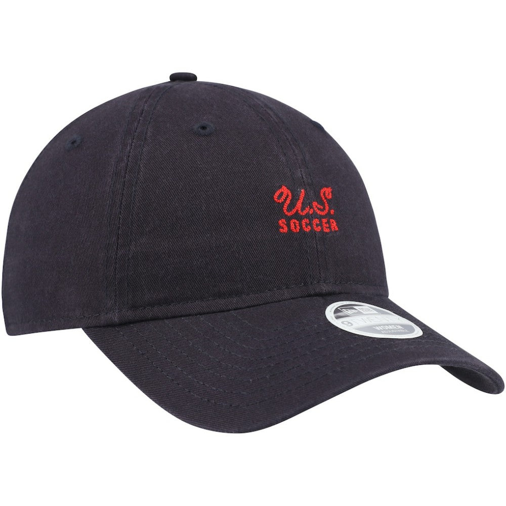 USWNT New Era Women's Throwback 9TWENTY Adjustable Hat Navy - New Era on sale