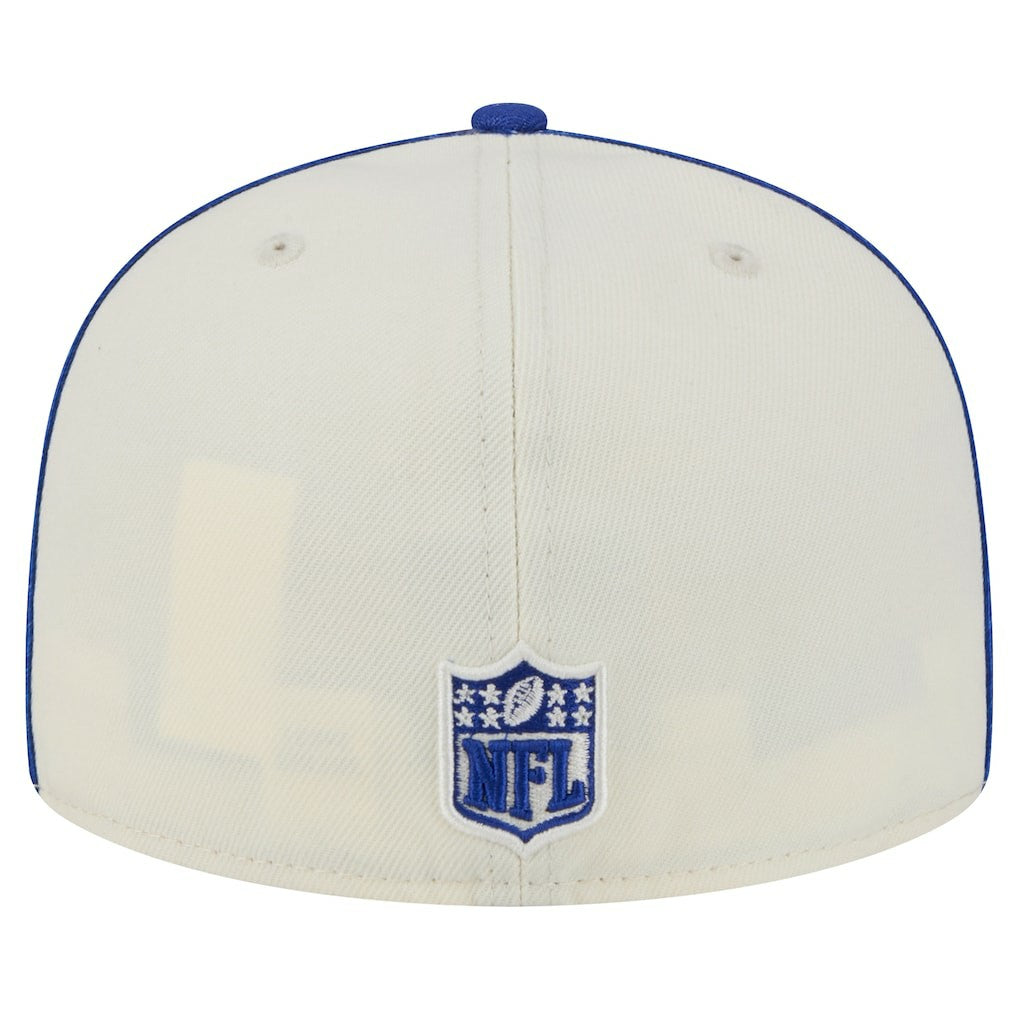 New York Giants New Era Soutache 59FIFTY Fitted Hat - Cream Hats