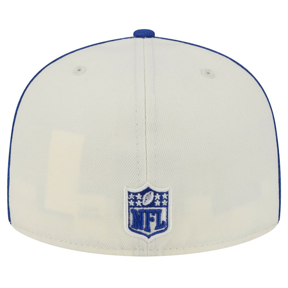 New York Giants New Era Soutache 59FIFTY Fitted Hat - Cream Hats