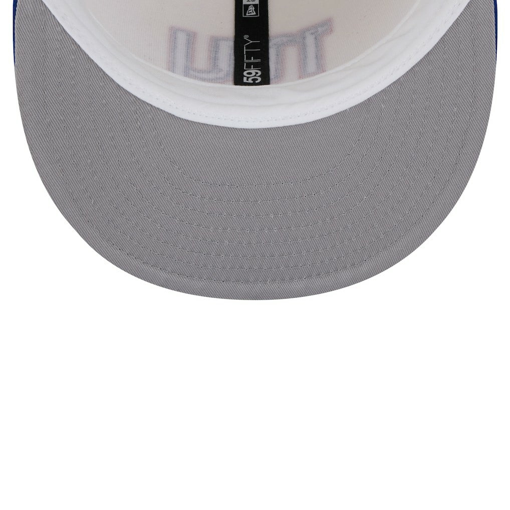 New York Giants New Era Soutache 59FIFTY Fitted Hat - Cream Hats