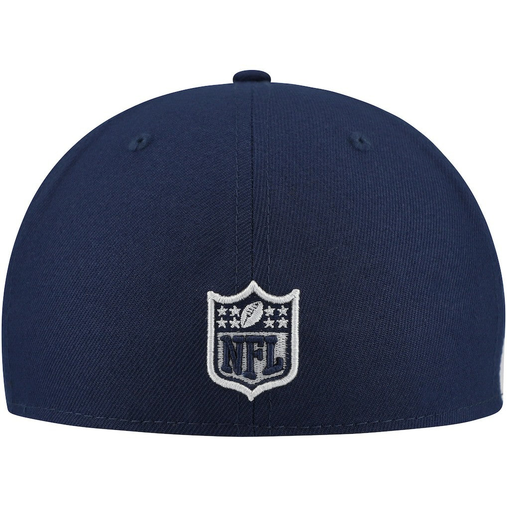 New England Patriots New Era Checkered Undervisor 59FIFTY Fitted Hat - Navy Hats