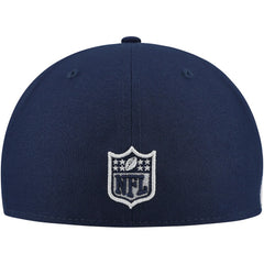 New England Patriots New Era Checkered Undervisor 59FIFTY Fitted Hat - Navy Hats