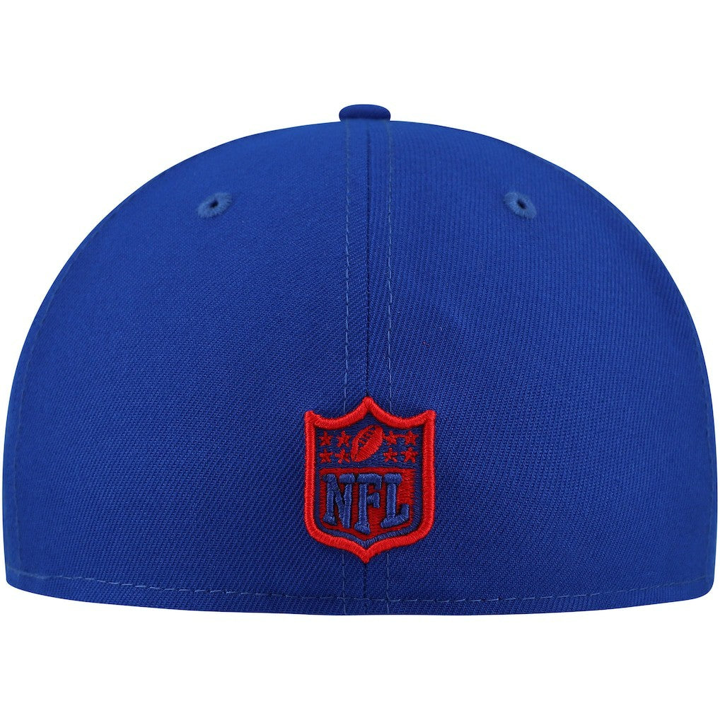 New York Giants New Era Checkered Undervisor 59FIFTY Fitted Hat - Royal Hats