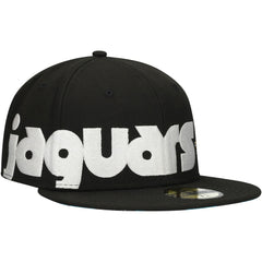 Jacksonville Jaguars New Era Checkered Undervisor 59FIFTY Fitted Hat - Black Hats