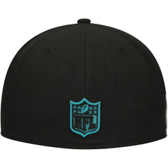 Jacksonville Jaguars New Era Checkered Undervisor 59FIFTY Fitted Hat - Black Hats