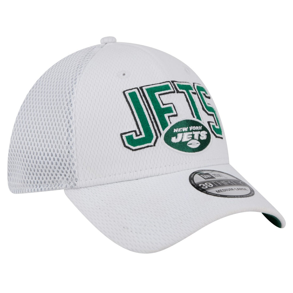 New York Jets New Era Breakers 39THIRTY Flex Hat - White Hats