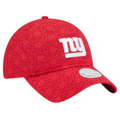 New York Giants New Era Women's Smiley 9TWENTY Adjustable Hat - Red Hats