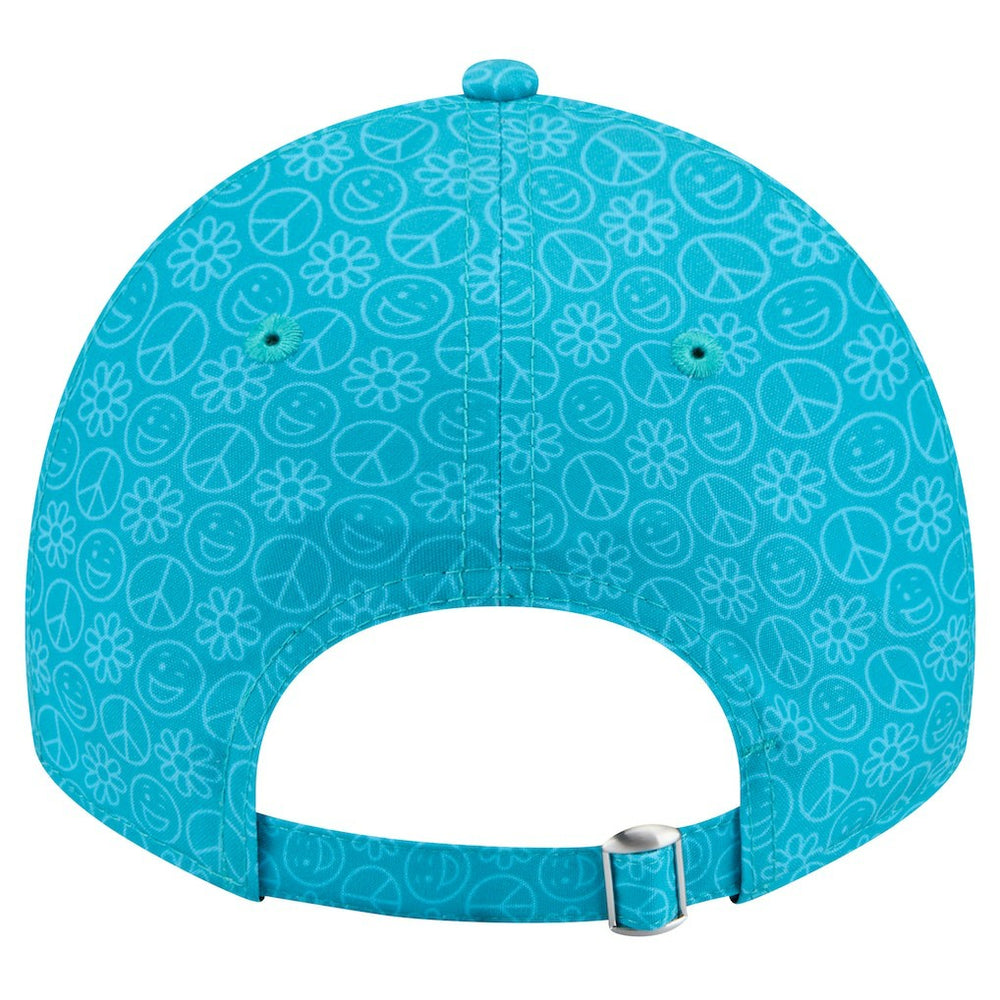 Miami Dolphins New Era Women's Smiley 9TWENTY Adjustable Hat - Aqua Hats