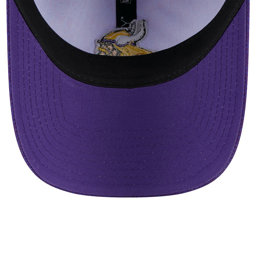 Minnesota Vikings New Era Women's Smiley 9TWENTY Adjustable Hat - Purple Hats