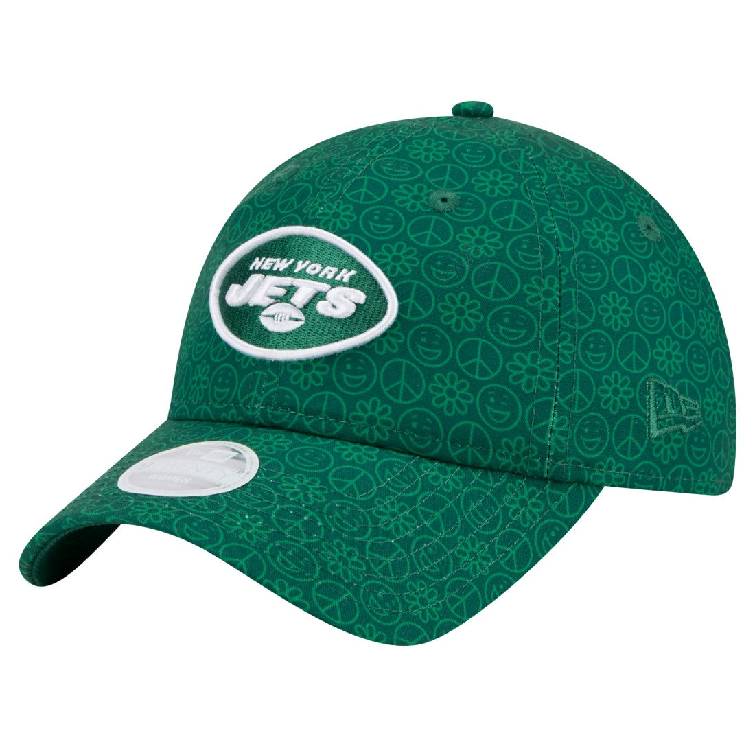New York Jets New Era Women's Smiley 9TWENTY Adjustable Hat - Green Hats
