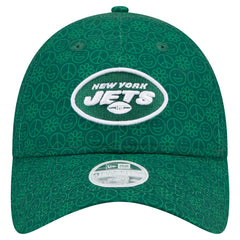 New York Jets New Era Women's Smiley 9TWENTY Adjustable Hat - Green Hats