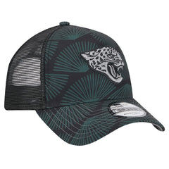 Jacksonville Jaguars New Era Agave Trucker 9FORTY Adjustable Hat - Black Hats