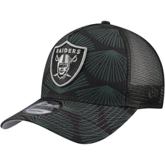 Las Vegas Raiders New Era Agave Trucker 9FORTY Adjustable Hat - Black Hats