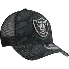 Las Vegas Raiders New Era Agave Trucker 9FORTY Adjustable Hat - Black Hats
