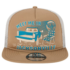 Jacksonville Jaguars New Era Meet Me 9FIFTY Snapback Hat - Tan Hats