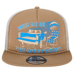 Los Angeles Chargers New Era Meet Me 9FIFTY Snapback Hat - Tan Hats