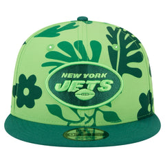 New York Jets New Era Leafy 9FIFTY Snapback Hat - Light Green Hats