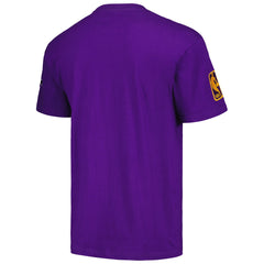 Utah Jazz Hardwood Classics Nights Premium T-Shirt Purple - Mitchell & Ness