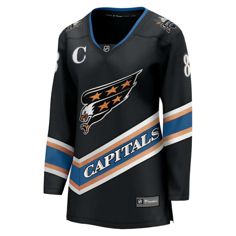 Alexander Ovechkin Washington Capitals Fanatics Women's 50th Anniversary Breakaway Jersey - Black | US 200910435
