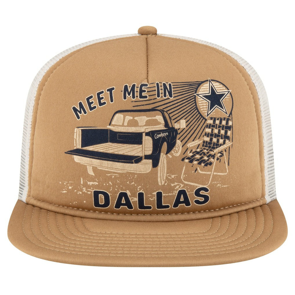 Dallas Cowboys New Era Meet Me 9FIFTY Snapback Hat - Stone Hats