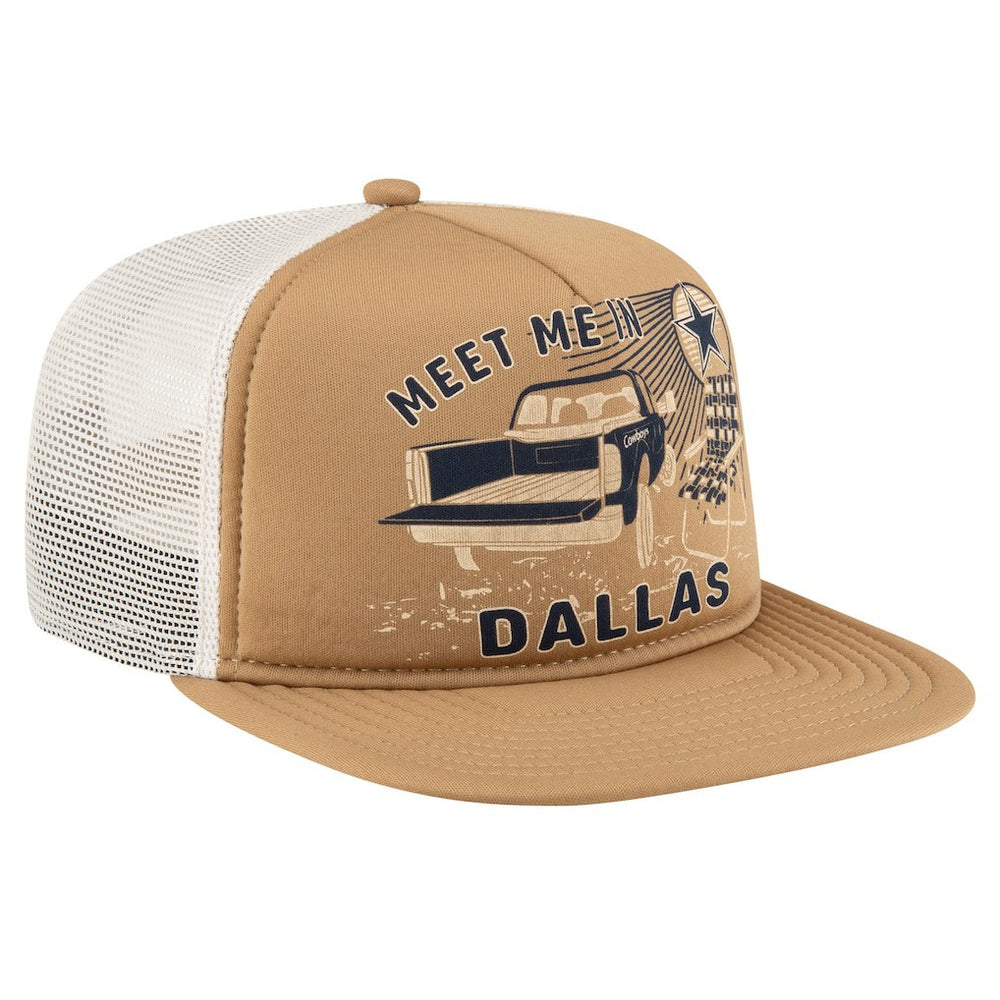 Dallas Cowboys New Era Meet Me 9FIFTY Snapback Hat - Stone Hats