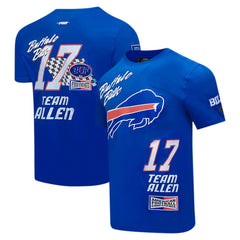 Josh Allen Buffalo Bills Pro Standard Fast Lane Name & Number Player T-Shirt - Royal T-shirts