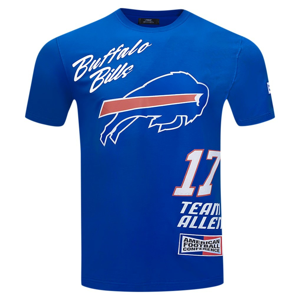 Josh Allen Buffalo Bills Pro Standard Fast Lane Name & Number Player T-Shirt - Royal T-shirts