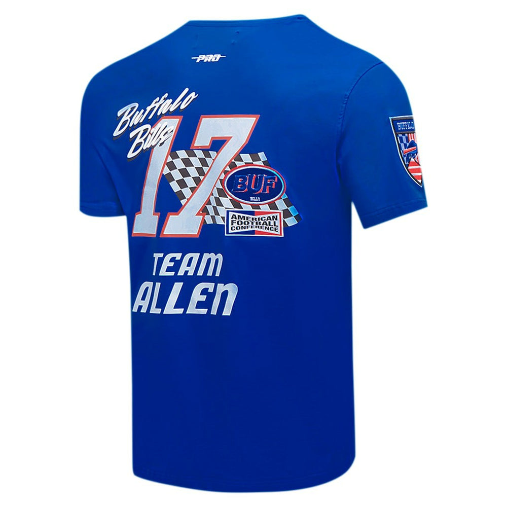 Josh Allen Buffalo Bills Pro Standard Fast Lane Name & Number Player T-Shirt - Royal T-shirts