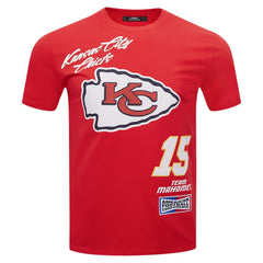 Patrick Mahomes Kansas City Chiefs Pro Standard Fast Lane Name & Number Player T-Shirt - Red T-shirts
