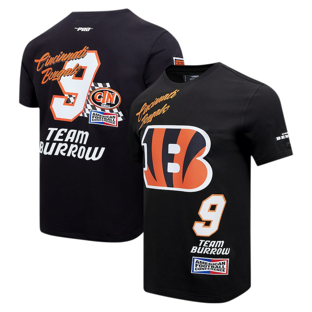 Joe Burrow Cincinnati Bengals Pro Standard Fast Lane Name & Number Player T-Shirt - Black T-shirts