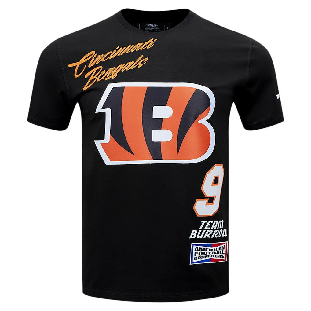 Joe Burrow Cincinnati Bengals Pro Standard Fast Lane Name & Number Player T-Shirt - Black T-shirts