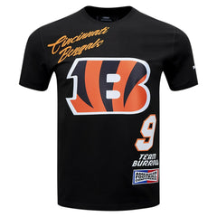 Joe Burrow Cincinnati Bengals Pro Standard Fast Lane Name & Number Player T-Shirt - Black T-shirts