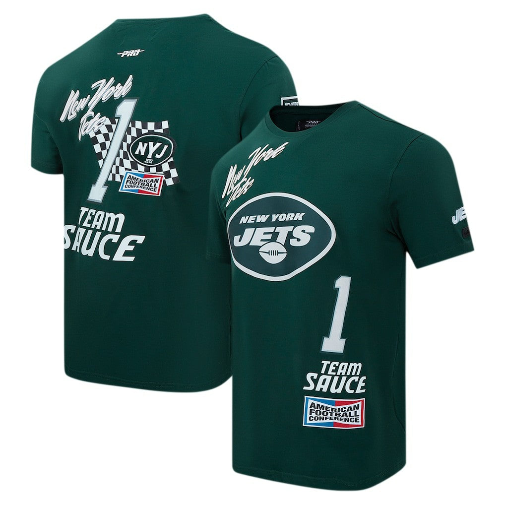Ahmad Sauce Gardner New York Jets Pro Standard Fast Lane Name & Number Player T-Shirt - Green T-shirts