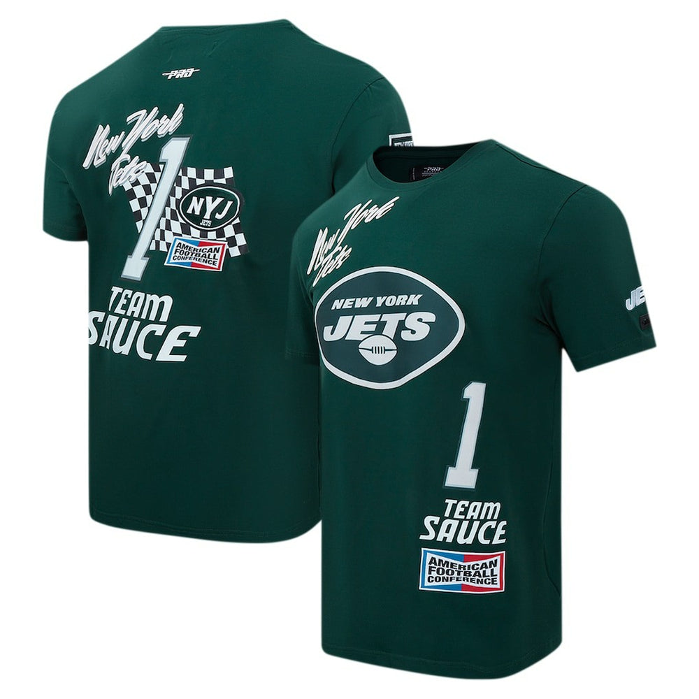 Ahmad Sauce Gardner New York Jets Pro Standard Fast Lane Name & Number Player T-Shirt - Green T-shirts
