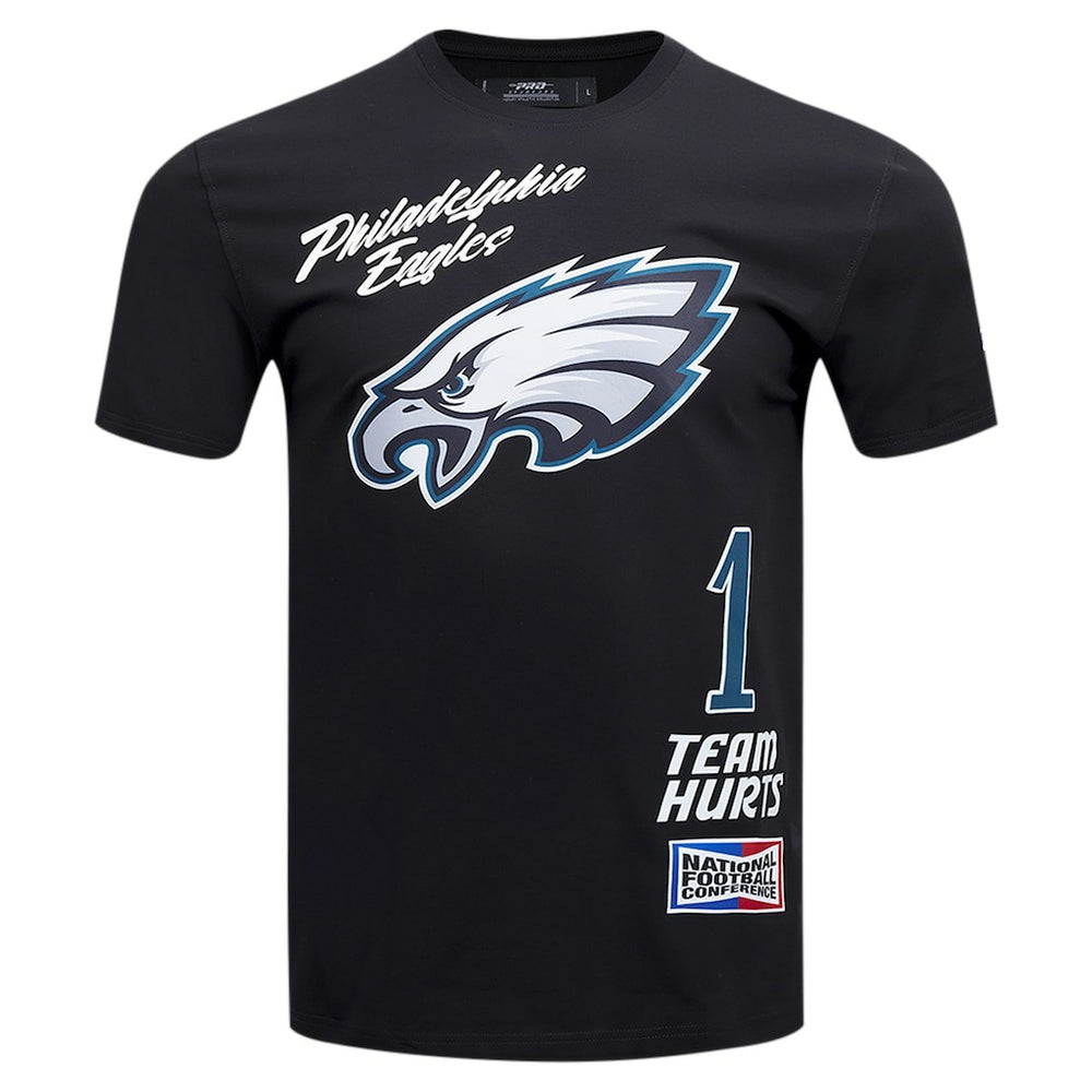 Jalen Hurts Philadelphia Eagles Pro Standard Fast Lane Name & Number Player T-Shirt - Black T-shirts