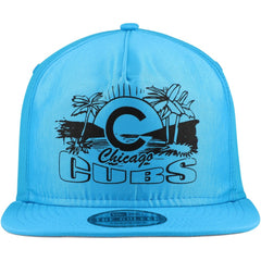 Chicago Cubs New Era Neon Golfer Snapback Hat - Blue Hats