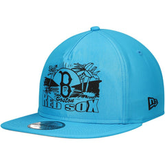 Boston Red Sox New Era Neon Golfer Snapback Hat - Blue Hats