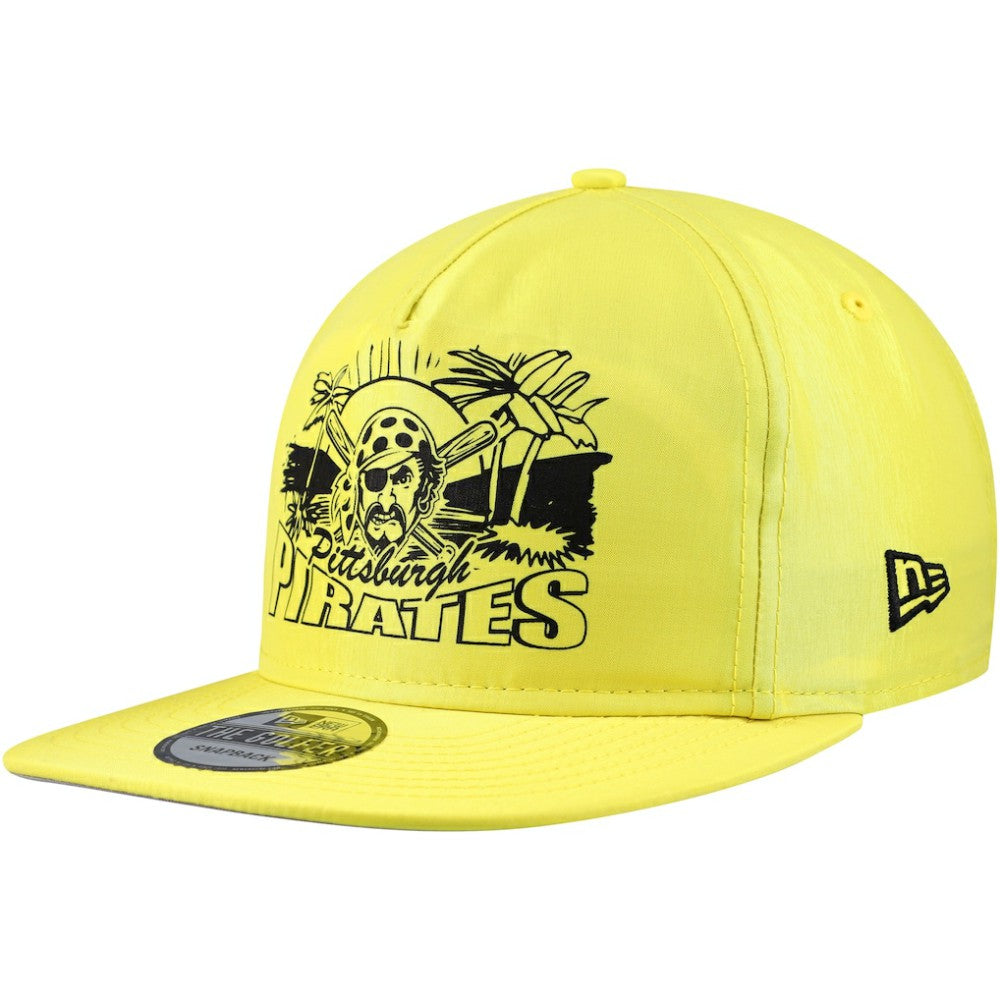 Pittsburgh Pirates New Era Neon Golfer Snapback Hat - Yellow Hats