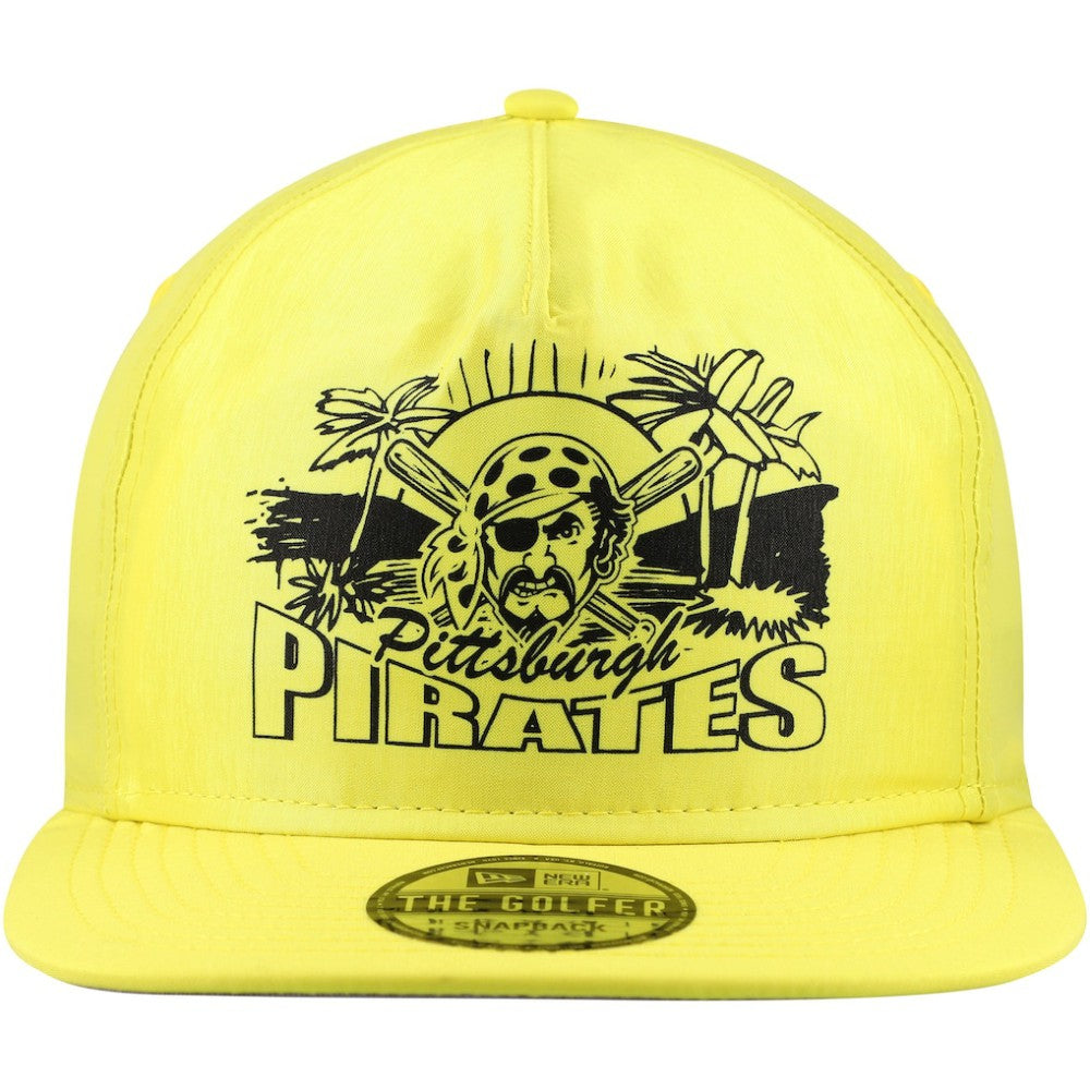 Pittsburgh Pirates New Era Neon Golfer Snapback Hat - Yellow Hats