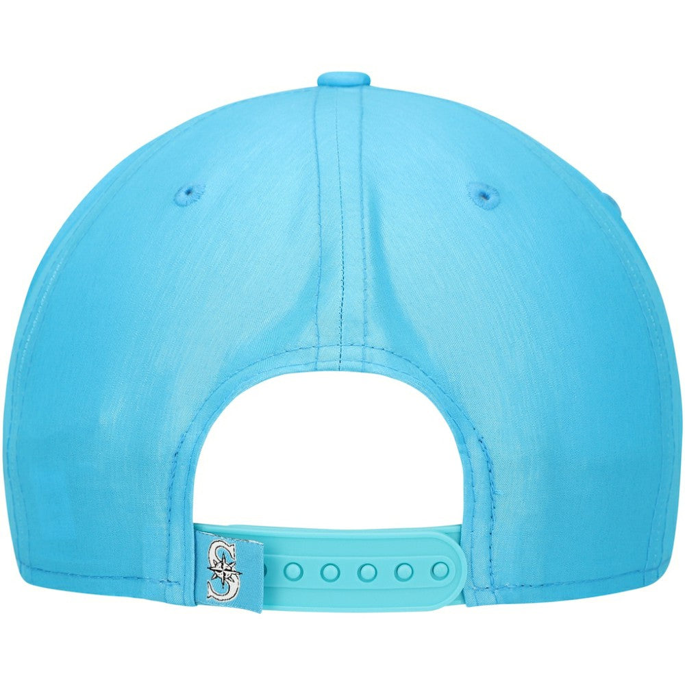 Seattle Mariners New Era Neon Golfer Snapback Hat - Blue Hats