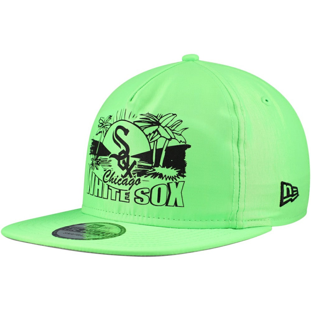 Chicago White Sox New Era Neon Golfer Snapback Hat - Green Hats