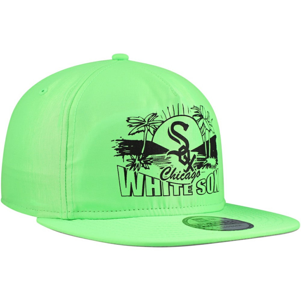 Chicago White Sox New Era Neon Golfer Snapback Hat - Green Hats