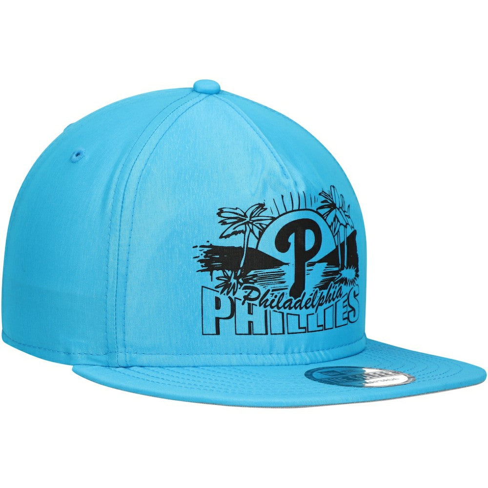 Philadelphia Phillies New Era Neon Golfer Snapback Hat - Blue Hats