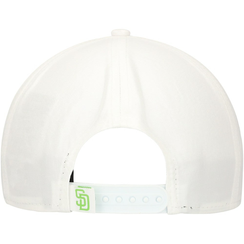 San Diego Padres New Era Spring Spectrum Golfer Snapback Hat - White Hats