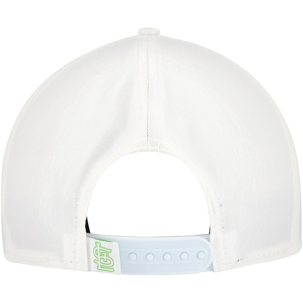 St. Louis Cardinals New Era Spring Spectrum Golfer Snapback Hat - White Hats