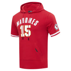 Patrick Mahomes Kansas City Chiefs Pro Standard Player Name & Number Hoodie T-Shirt - Red Hoodies