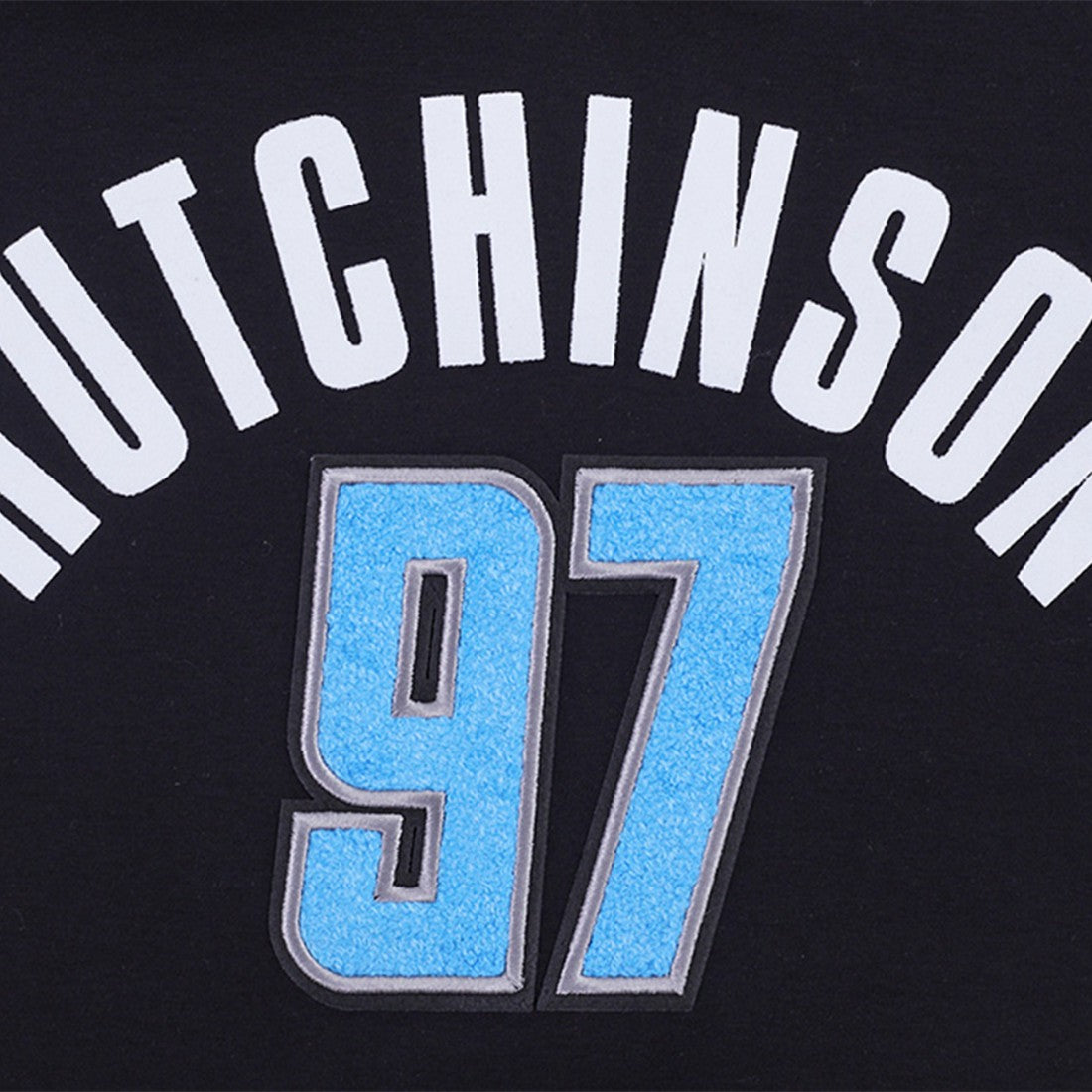 Aidan Hutchinson Detroit Lions Pro Standard Player Name & Number Hoodie T-Shirt - Black Hoodies