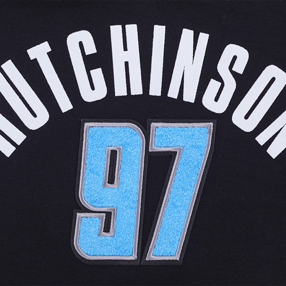 Aidan Hutchinson Detroit Lions Pro Standard Player Name & Number Hoodie T-Shirt - Black Hoodies