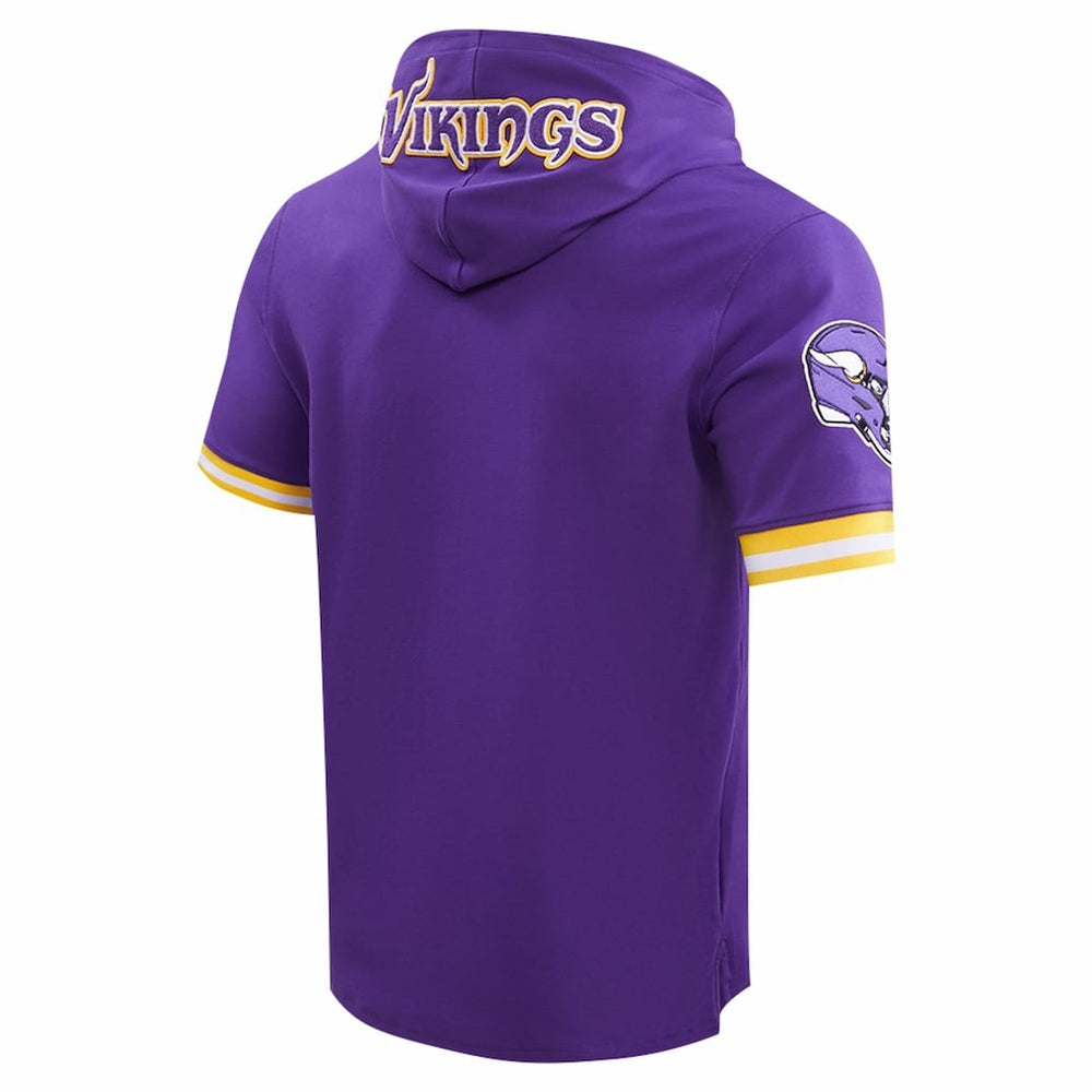 Justin Jefferson Minnesota Vikings Pro Standard Player Name & Number Hoodie T-Shirt - Purple Hoodies