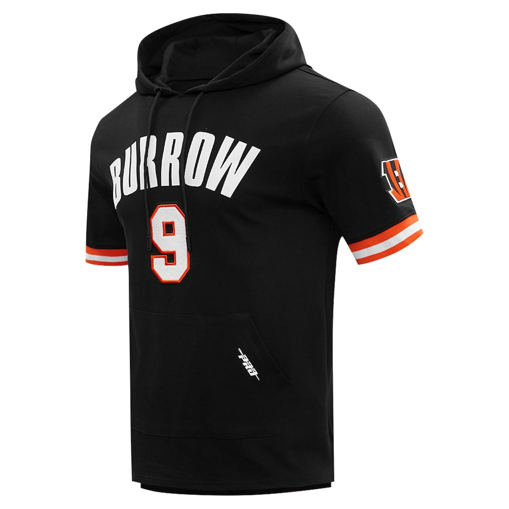 Joe Burrow Cincinnati Bengals Pro Standard Player Name & Number Hoodie T-Shirt - Black Hoodies